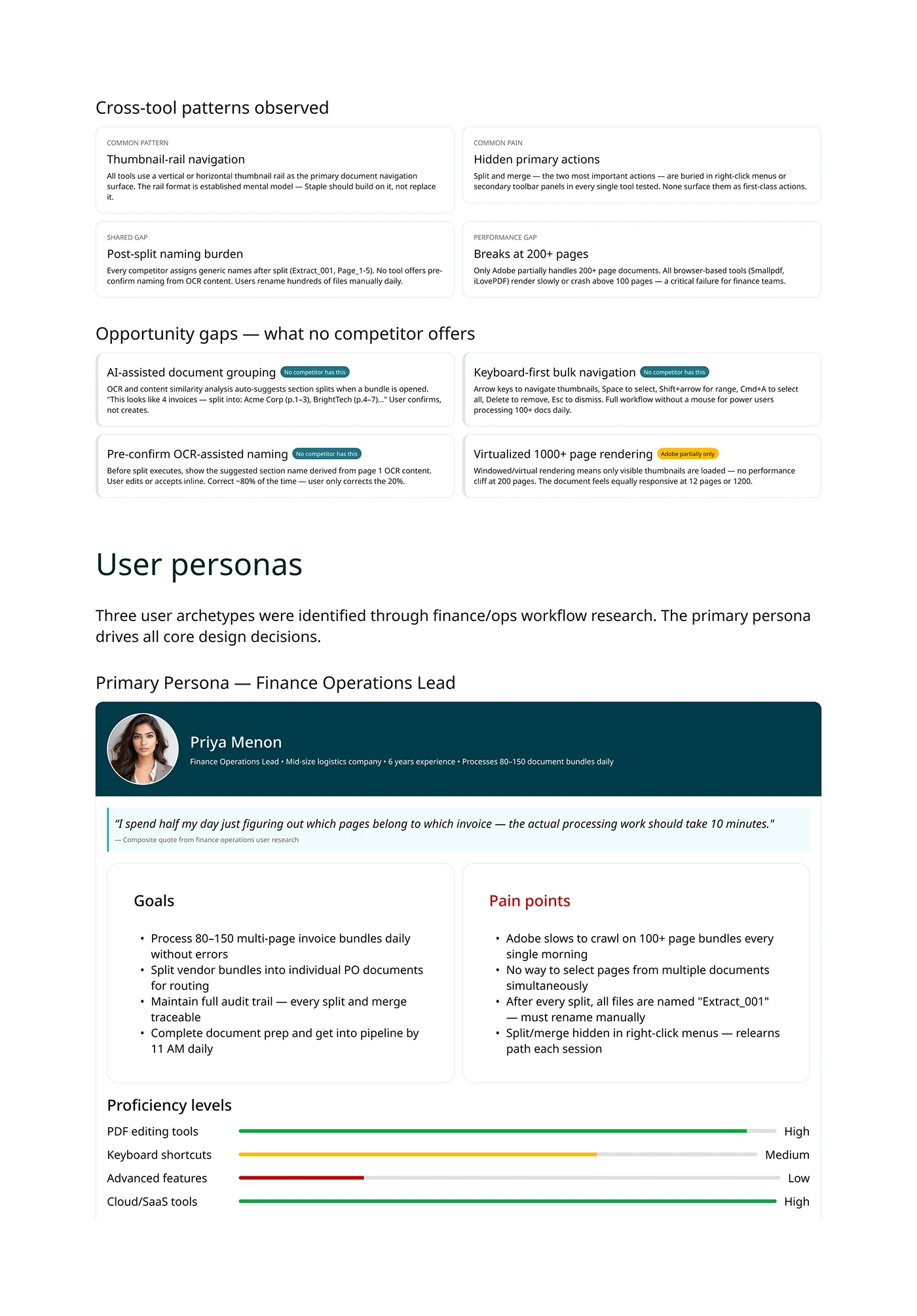 Document Editor case study — section 4 of 16