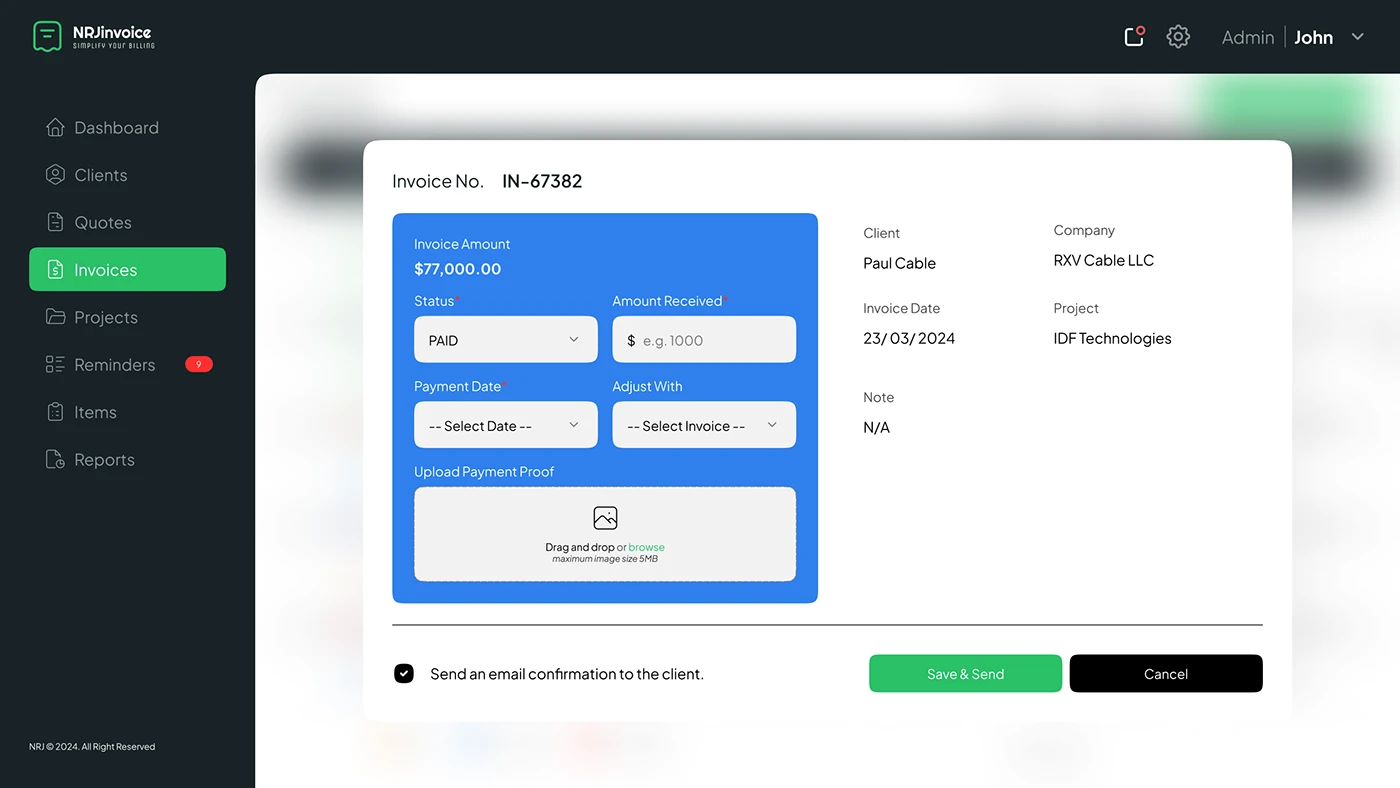 Invoice Management case study — section 10 of 12