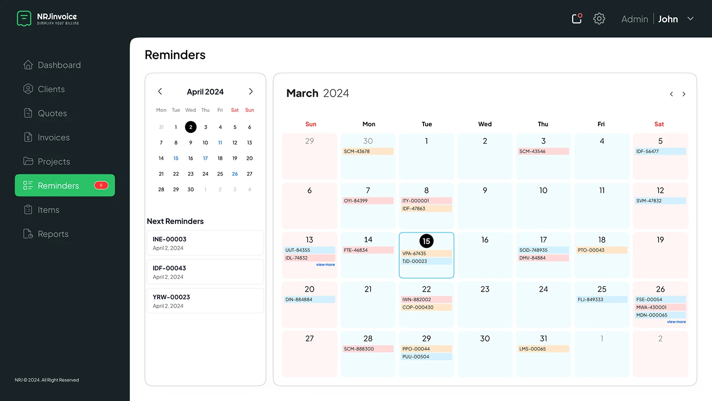 Invoice Management case study — section 11 of 12